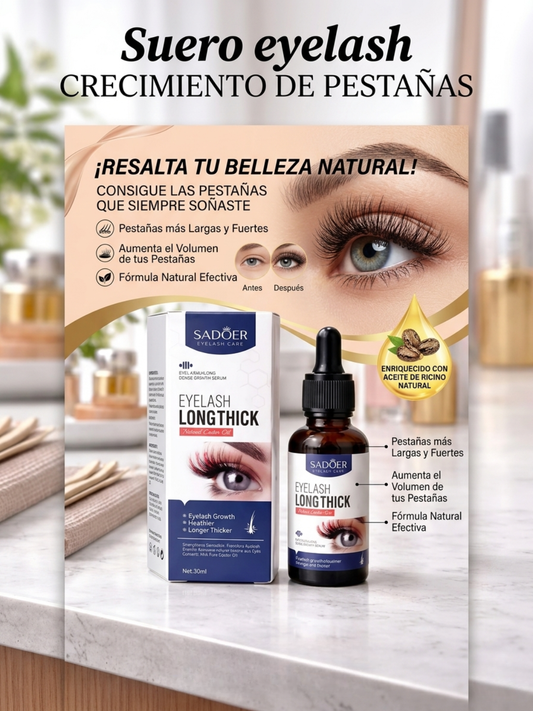 Suero eyelash crecimiento de pestañas