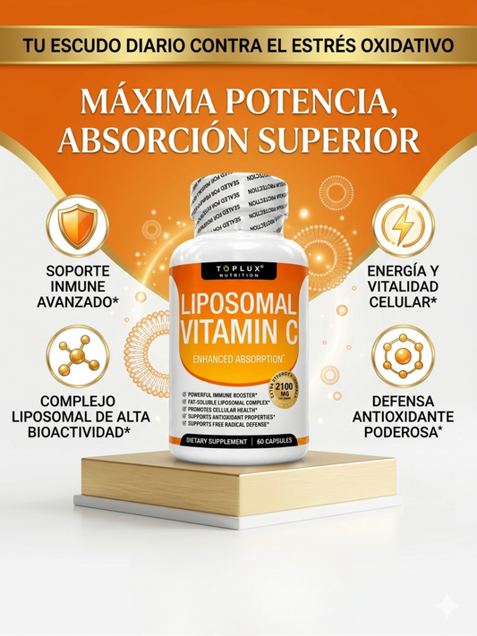 Liposomal Vitamin C, Toplux, 60 caps.