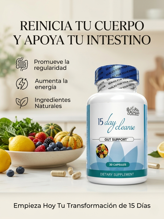 15 Day Cleanse, Mila Miamor, 30 caps.